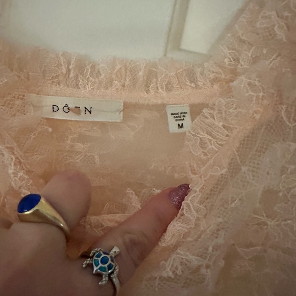 Pamelina Doen Sheer Lace Dress - Picture 6 of 6